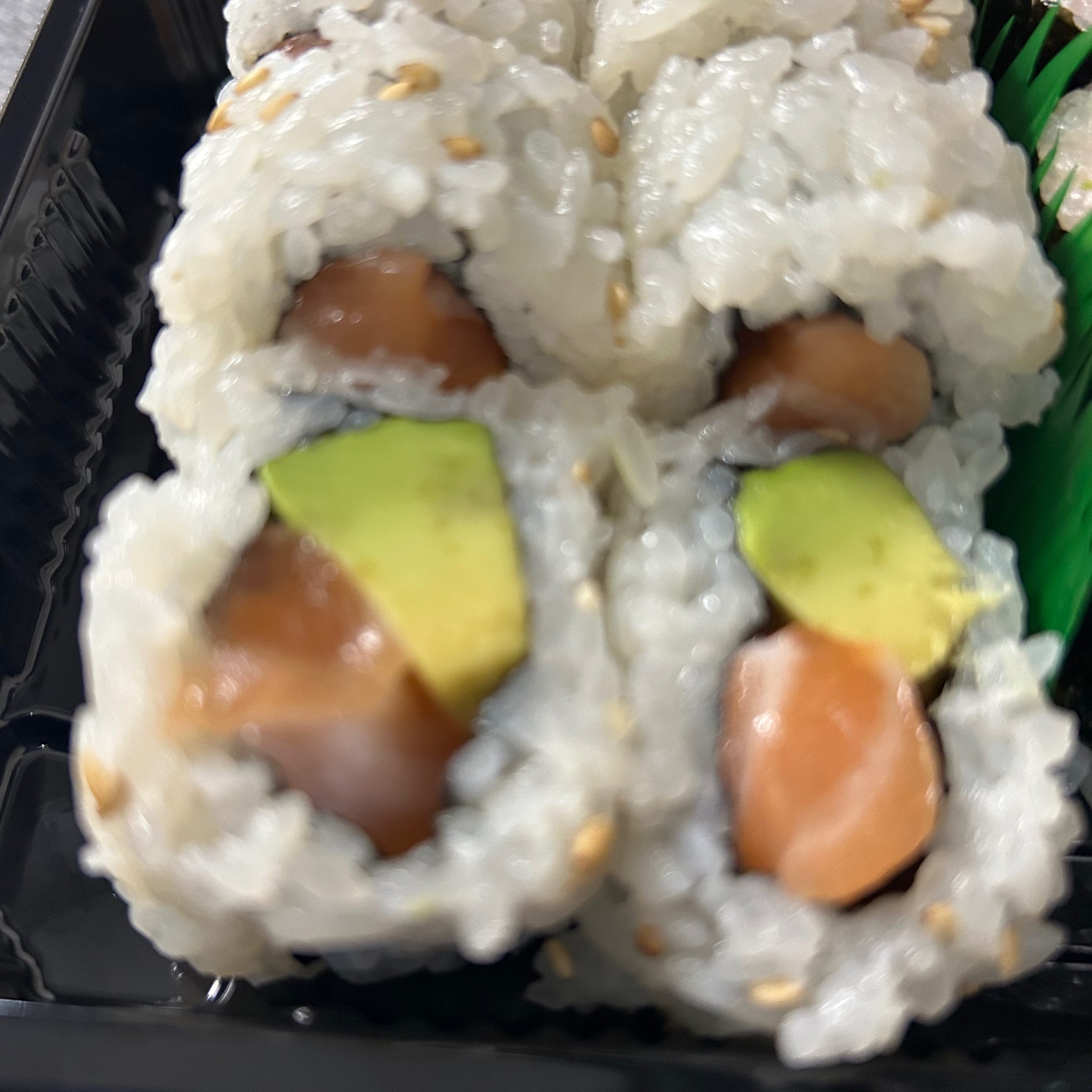 Salmon Avocado Roll.