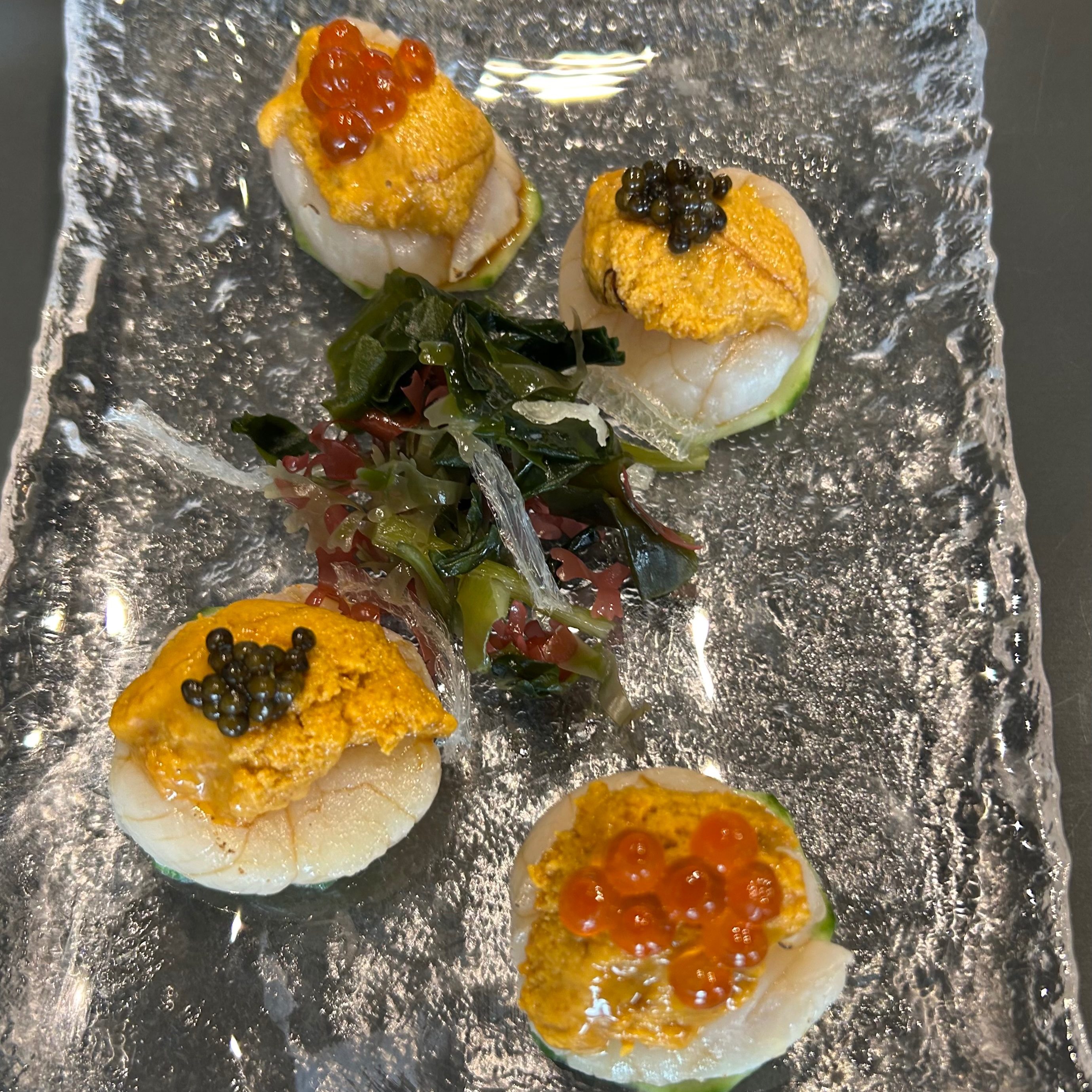 Seared Scallop - Uni.