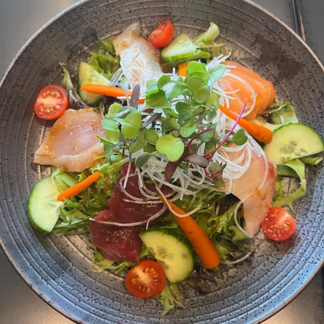 Sashimi Salad.