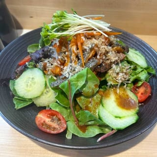 Salmon Skin Salad